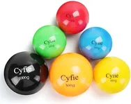 Cyfie 6 Pack Heavy Weighted Baseball/Softball (4.59/7.05/13.1/15.9/17.64/35.3 oz), Hitting Batting Training and Throwing, Plyo Baseball(Red&Yellow&Blue&Green&Orange&Black)