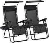 Outsunny 2 Piece Foldable Lounge Ch