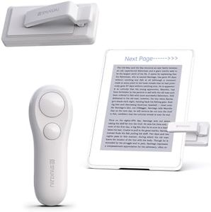 SK SYUKUYU RF Remote Control Page Turner for Kindle Reading Ipad Surface Comics, iPhone Android Tablets Reading Novels Taking Photos (White), SKPT01