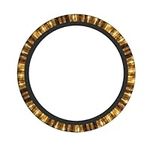 Gold Sequin Sparkle Universal Steering Wheel Cover, Made with Durable Neoprene Rubber, Anti-Slip & Wear-Resistant