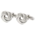 Peluche Silver Cufflinks for Men