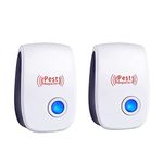 XLOUCH Ultrasonic Pest Repeller, Electronic Mouse Repellent, Indoor Electronic Repellent Plug in Pest Control for Mice, Cockroaches, Ants, Fly, Mosquitoes, Rodent, Harmless to Pets and Human (2 pack)