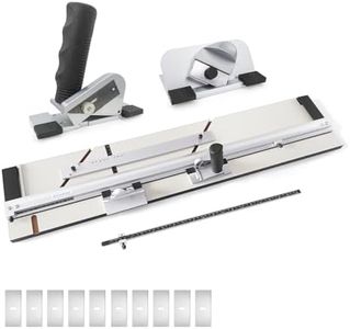 Professional 36-Inch Mat Cutter System - Precision 45° Bevel & 90° Straight Edge Board Cutter, Aluminum Guide Rail with Anti-Slip Base for Framing, DIY Photos, Artwork, Backing Board