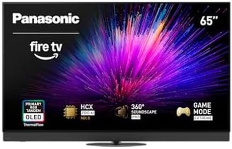 PANASONIC Z95 Series (2025 Model) 65-inch OLED 4K Ultra HD Smart Fire TV, HDR10+ Adaptive, Dolby Vision IQ, 360 Soundscape Pro, 144Hz Refresh Rate and Hands-Free Alexa - 65Z95BP
