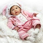 Paradise Galleries Lifelike Realistic Baby Doll, Cuddle Bear Bella, 21 Inch Gentletouch Vinyl Weighted Body For Ages 3+