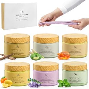 Special Supplies Scented Therapy Putty Dough - Infused with Pure Essential Oils for Aromatherapy and Meditation- Relaxation Gifts for Women, Kids, and Adults- Non-Stick: Set of 6 Scents (4.5 oz Each)