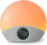 Momcozy Sunrise Alarm Clock Sound Machine with Night Light for Bedroom, Alarm Clock Simulates Sunrise Wake up Light, 30 Natural Sounds, 0-100% Light and Digital Clock Brightness for Baby, Kids, Adults
