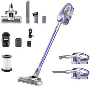 Devanti Cordless Stick Vacuum Cleaner Handheld Powerful Suction HEPA Filter Lightweight Handstick Vac for Carpet Hard Floor Pet Hair Home Car