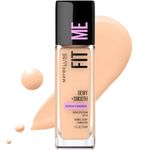 Maybelline Fit Me! Liquid Full Coverage Foundation For Dry,Normal Skin Spf- 18, Classic Ivory 120, 28G Natural Finish, Pack Of 1