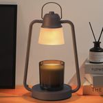 Candle Warmer Lamp with Timer, Dimmer Candle Warmer Scented Candles, Electric Wax Warmer for Jar Candles, Candle Lamp Warmer with 2 Bulbs,Home Decor, Birthday Gifts for Women Men