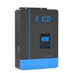 EDECOA 4000W 4200VA Solar Power Inverter 24V DC to 230V 240V AC Hybrid All-in-One Inverter Off-Grid with 80A MPPT Solar Charger Controller (PV Array MPPT Voltage Range 55-450Vdc)