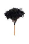 ROYAL DUSTER Black Ostrich Feather 