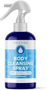 PRISTINE Body Cleansing Spray: Rinse Free Body Wash and Body Spray for Women and Men - a More Natural, Portable Shower and Body Wipes Alternative – Fresh Waters & Citron