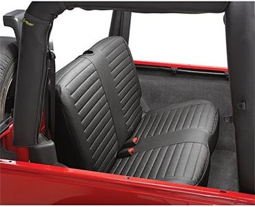 Bestop 29229-35 Black Diamond Rear Bench Seat Cover for 03-06 Wrangler & Unlimited