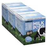 Milfresh Skinny Milk Pods - Dolce Gusto Compatible Milk Pods 3 Boxes x 16 Pods (48 Skimmed Milk Pods, 48 Servings Total)