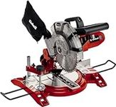 Einhell TC-MS 2112 Compound Mitre Saw - 1600W, 5000 RPM Circular Saw With Work Table, Clamp, Dust Collection, +/-45° Mitre, +/-45° Bevel - Electric Saw With 48T Blade For Cutting Wood, Plastic