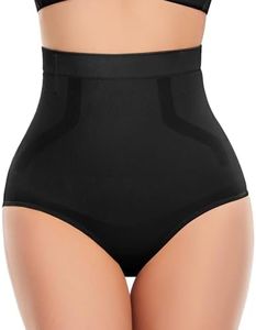 SIMIYA Shapewear Damen Bauchweg Unterhose Miederhose Damen Bauch Weg Hose Figurformende Shaping Unterwäsche Slip Stark Formend Body Shaper Slip(Schwarz,L)