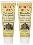 Burt's Bees Thoroughly Therapeutic Honey & Grapeseed Oil Hand Creme - 2.6 oz - 2 pk