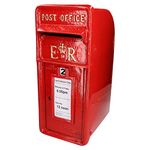 ER Mail Post Mail Letter Box Replica Cast Iron Red Post Office Lockable GB