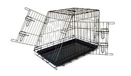 Petnap Pet, Animal Crate with Accessories, Pen Cage for CAR transportation, Vehicle Cage (Large (30"L x 19"W x 20"H))