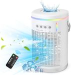 Portable Air Conditioners, 1400ML Mini Air Conditioner Evaporative Personal Cooler Humidifier with Remote, 3 Speeds Mini AC Desktop Cooling Fan for Home Office Bedroom