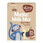 Slurrp Farm No Sugar Vanilla Nutrition Powder Milk Mix, Sweetened with Jaggery Powder, Contains Jowar and Oats, With 10 Essential Nutrients, 250 gms