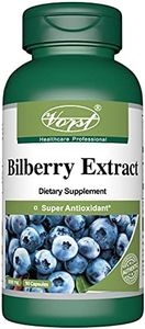 Vorst Bilberry Extract 8000mg Equivalent Raw Herb 90 Capsules Antioxidant Gluten Free and Non-GMO European Blueberry Paleo Friendly Supplement Arándano...