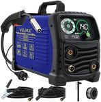 140A 230V MIG Welder Gasless, 3 in 