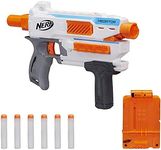 NERF Modulus Mediator Blaster - Fires 6 Darts in a Row, Pump Action, Slam Fire, Includes 6-Dart Clip and 6 Official Nerf Elite Darts (Amazon Exclusive)