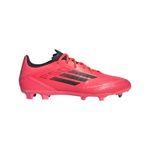 adidas Unisex-Adult F50 League Firm Ground, Turbo/Aurora Black/Platin Metallic, 10