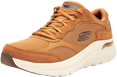 Skechers Arch Fit 2.0 The Keep, Zapatillas Hombre, Brown, 42.5 EU