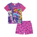 My Little Pony Girls Pyjamas MLP Short PJs Set, Ages 3 to 10 Years Old (as8, age, 3_years, 4_years) Pink