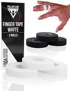 Finger Tape Sports Extra Strong Adhesive, 3 Rolls Athletic Tape for Fingers, Skin-Friendly Sports Tape, Tape for Weight Lifting, Volleyball Finger Tape, Boulder, Climbing, Basketball, Finger Tape BJJ