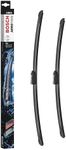 AUDI Q3 A5 BOSCH AeroTwin Front Wiper Blades PAIR 600/530mm 24 21 A862S 2009-