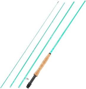 Sougayilang Fly Fishing Rod - High-Performance IM8 Carbon Blank, 9ft for 5/6wt and 7/8wt, Travel-Friendly Design-#5-Turquoise