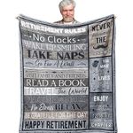 Retirement Gifts for Men 2024, Best Retirement Gifts Ideas, Funny Farewell Gifts for Coworkers Men, Going Away Gift, Goodbye Gifts for Coworkers, Coworker Leaving Gift Blanket 130X150CM