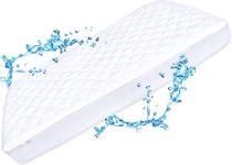 Little One's Pad Pack N Play Crib Mattress Cover - Fits All Baby Portable Cribs, Mini & Foldable Mattresses - Waterproof, Dryer Safe & Hypoallergenic - Comfy & Soft Fitted Crib Protector