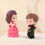 ascension Romantic Lovely Couple Gift for Girlfriend Boyfriend Husband Wife Couple Miniatures Figurine for Valentines Day Gift for Your Love Valentine Day Gift Items Showpiece