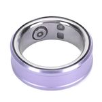 Cuifati Fitness Tracker Ring, Waterproof Activity Tracker with Heart Rate, Pedometer, Sleep Tracking, Monitor & Step Calorie Counter, Smart Ring Health Tracker for Women Men (Purple)