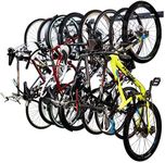 StoreYourBoard BLAT 8 Bike Wall Storage Rack, 2 Pack Bike Rack for Garage, Heavy Duty Powder Coated Industrial Steel, Wall Mounted Rack for Multiple Bicycles, Mountain Bikes, and Road Bikes