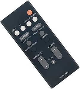 FSR78-ZV28960 Replacement Remote Control -VINABTY-Fit for Yamaha Soundbar FSR78 ZV28960 YAS-CU207 ATS-1060 YAS-107 ATS-2070 ATS-1070 YAS-207 NS-WSW42 YAS-106