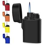 Navpeak Mini Torch Lighter Windproof Jet Flame Butane Gas Pocket Refillable for Candles, Outdoor, Fireworks, Camping, Fireplaces, Gas Stoves, Ovens, BBQ & Survival Gear 5 Pack (Butane not Included)