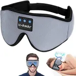 LC-dolida Sleeping Headphones Eye Mask, Sleep Mask with Bluetooth Headphones 3D Eye Mask Wireless Music Cotton Sleep Cover for Side Sleepers Nap Insomnia Air Travel Meditation Gifts for Unisex