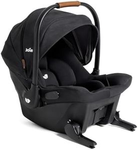Joie Mint Latch Base-Free Infant Car Seat – Lightweight, Built-in Rigid Latch Connectors and Side-Impact Protection – No Base Installation Required, Travel-Friendly Design (Shale Dark)