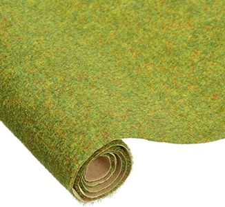 sourcing map Artificial Model Grass Mat 13.8" x 19.7"(35cm x 50cm) Lawn Green Small Realistic Model Fake Turf for Garden Lawn Decoration Model