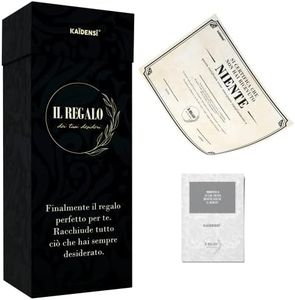 Idea Regalo Scherzo Originale Il Niente - Idee Regali Divertenti Scherzosi Originali - Gadget Compleanno Uomo Donna - Scherzi Laurea Originali