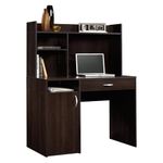 Sauder Beginnings Desk with Hutch, Cinnamon Cherry Finish