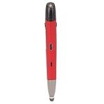 Optical Pen Mouse, 2.4GHZ 33ft Voice Input Optical Pocket Pen Mouse 1600 DPI Handwriting Mini Mice, for PC Laptop Notebook Computer (Red)