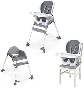 Ingenuity SmartClean Trio 3-in-1 High Chair Feeding Seat for Baby 6m+ Slate/Grey