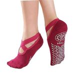 MEENIRA Women Cotton Yoga Socks No Show Liner Toe Cover Socks for High Heels Sandals Flats Boots Toe Topper Socks Non-slip 1 PAIR